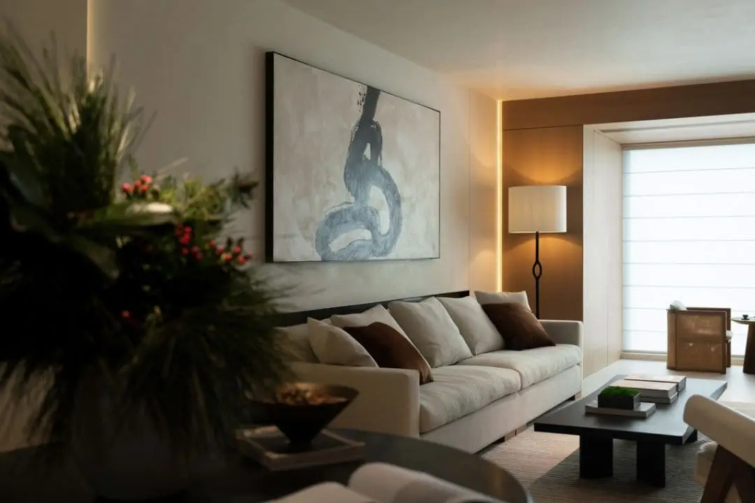 Thiết kế nội thất căn hộ 110m² phong cách tối giản sang trọng